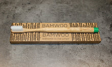 BAMWOO biodegradable bamboo toothbrush in forest green colour