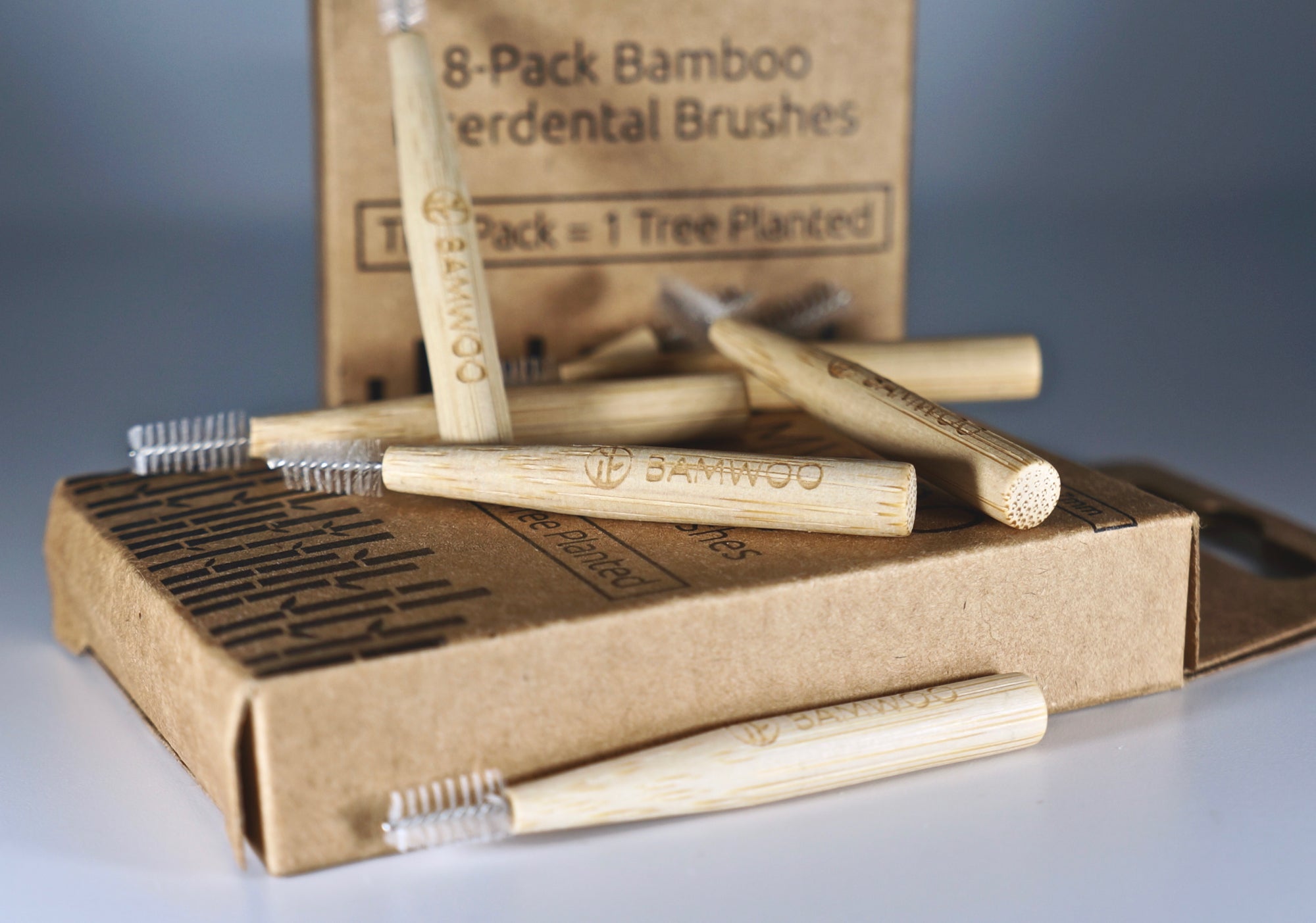 EcoFriendly Bamboo Interdental Brushes BAMWOO BAMWOO bamboo
