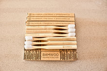 Year's Supply of BAMWOO's children's bamboo toothbrush in natural