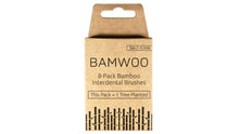 A size 2 - 0.5mm pack of BAMWOO bamboo interdental brushes