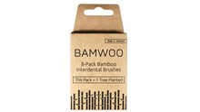A size 3 - 0.6mm pack of BAMWOO bamboo interdental brushes